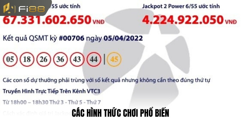 Các hình thức chơi phổ biến